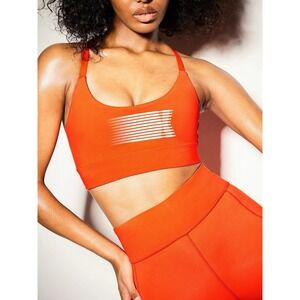 Savage X Fenty Sport Retro Runner Org Biker Short Bandit Low Impact Set Sz 12-14